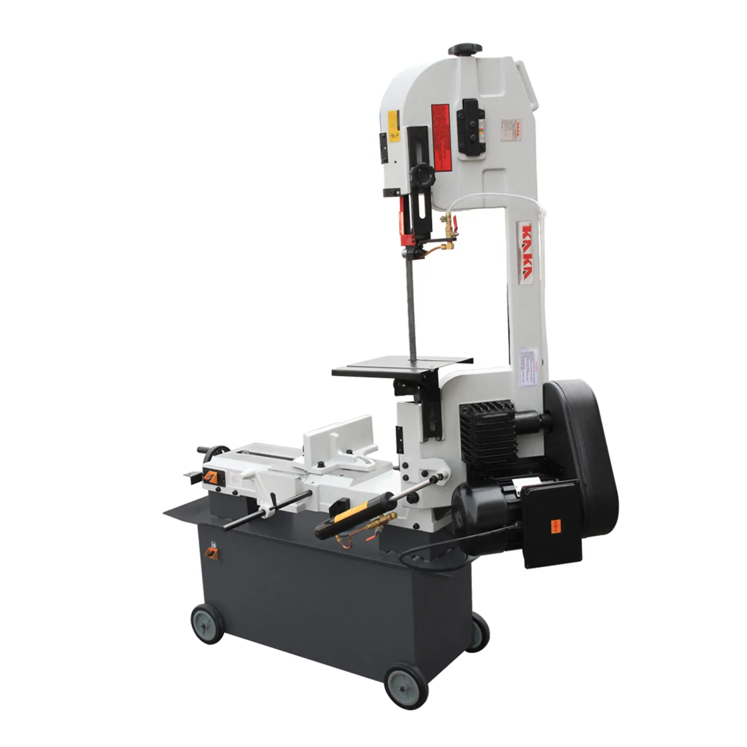 KANG Industrial Horizontal Band Saw 178mmx305mm Capacity BS-712N,  4 step blade speeds belt driven,  240V Motor Swivel Vice Saw Machine