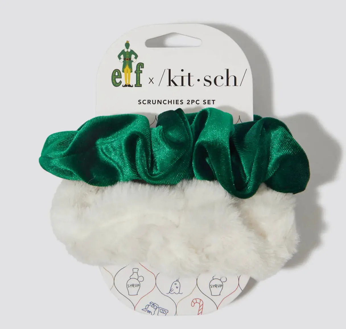 KITSCH ELF 2 PC SCRUNCHIES