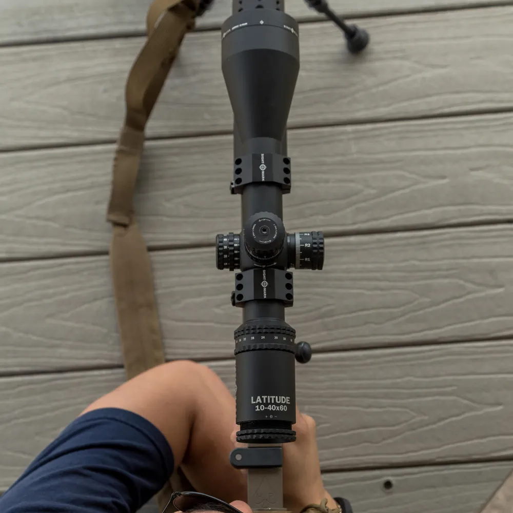 Latitude 10-40x60 Scope with Benchrest Reticle