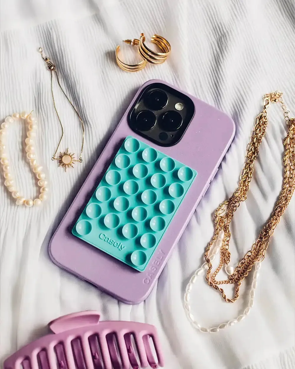 Lavender Waves | Purple Shimmer Case