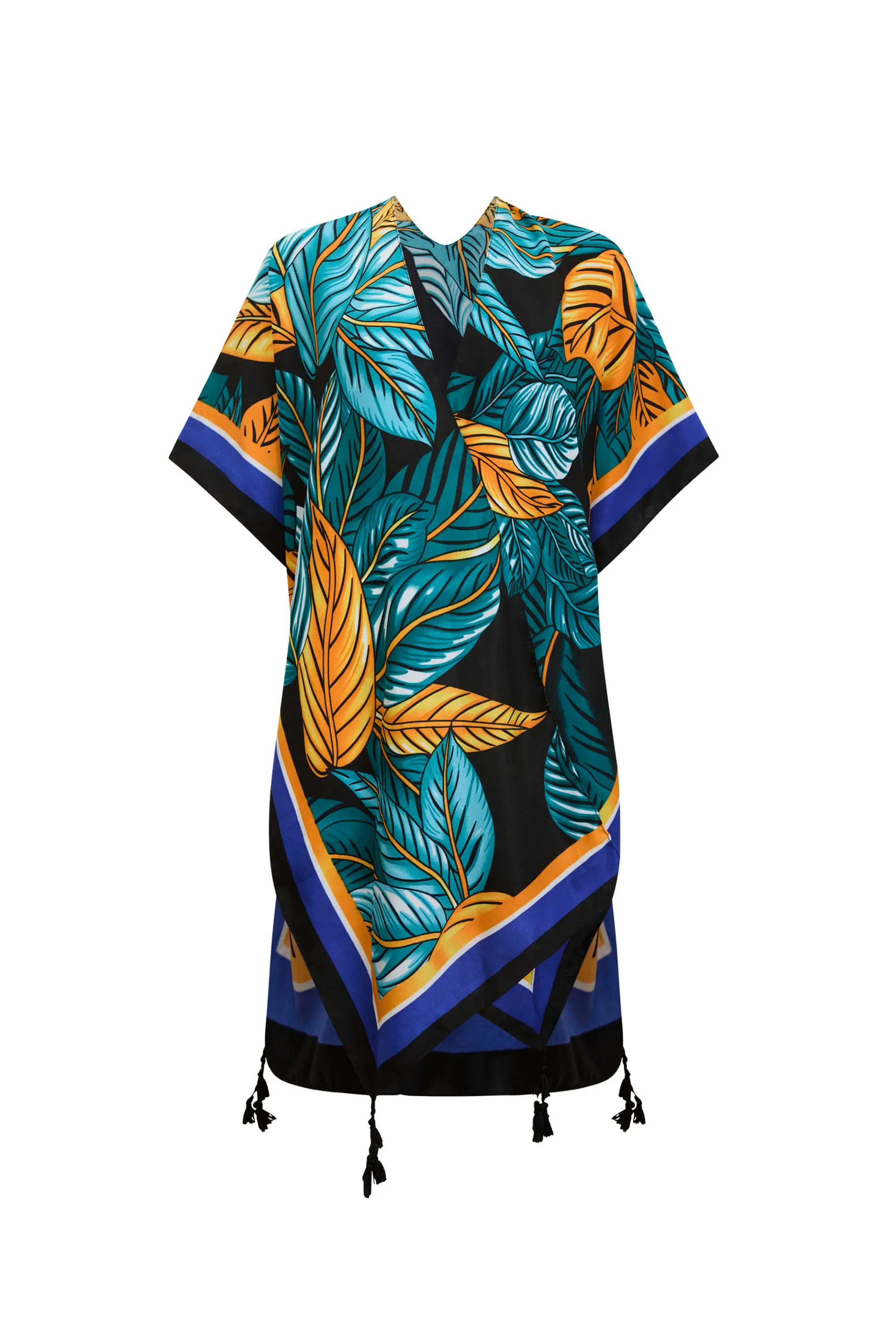 Leaf Print Kaftan