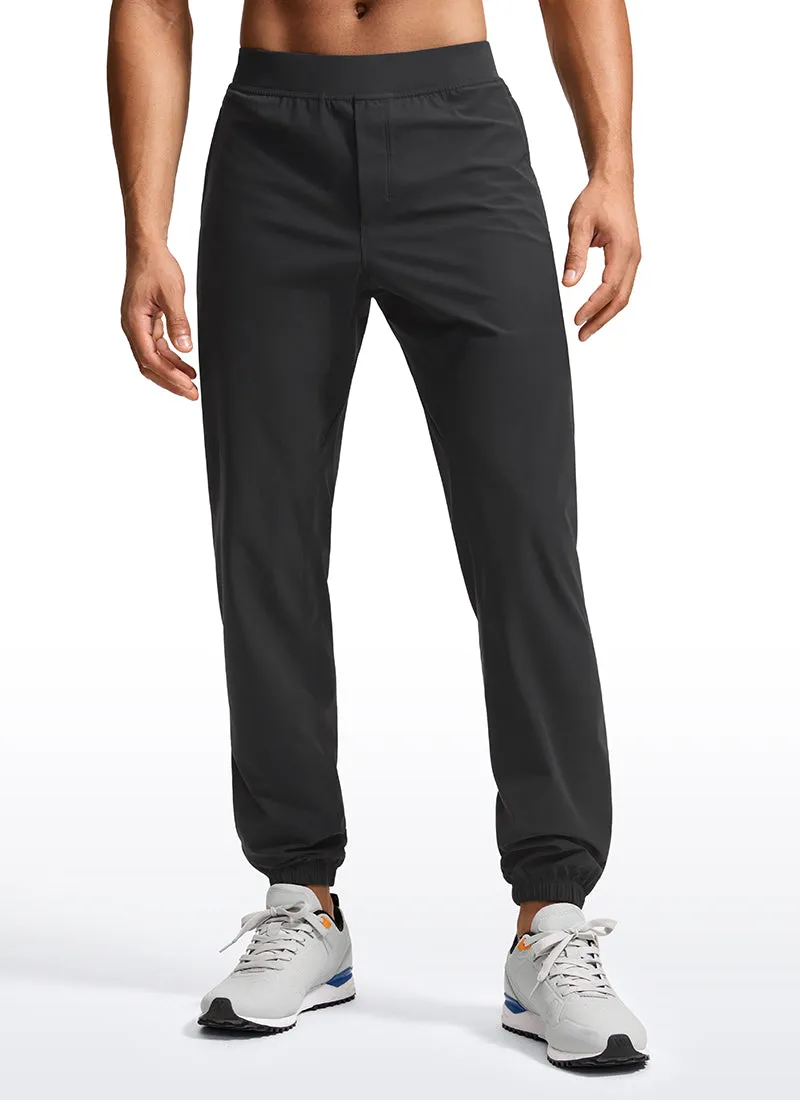 Lightweight Quick Dry Slim-Fit Joggers 31"-Zipper Pockets