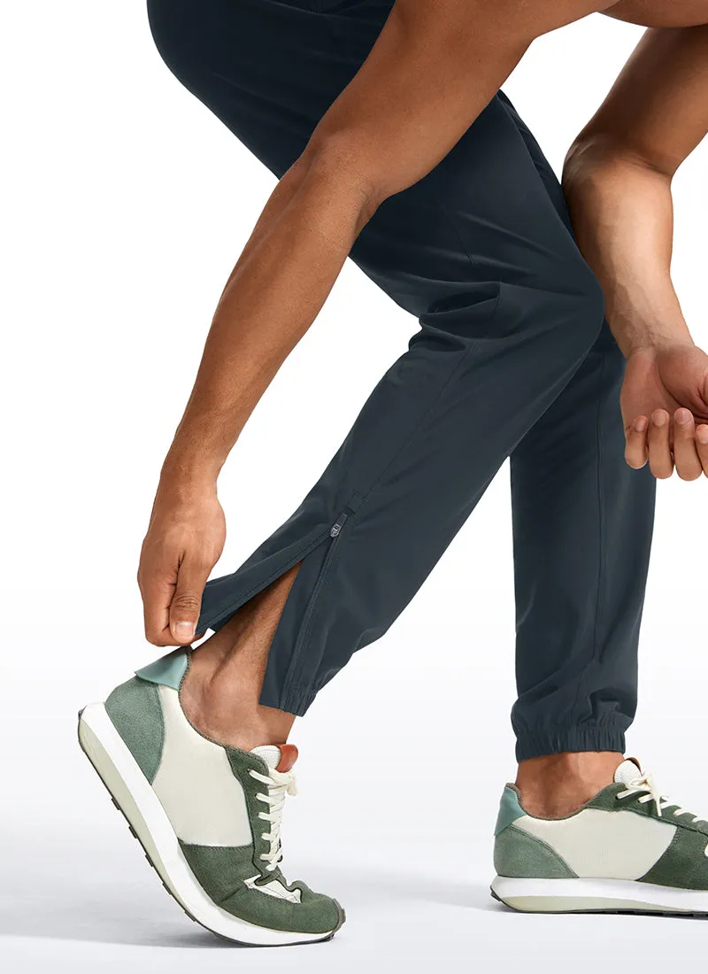 Lightweight Quick Dry Slim-Fit Joggers 31"-Zipper Pockets