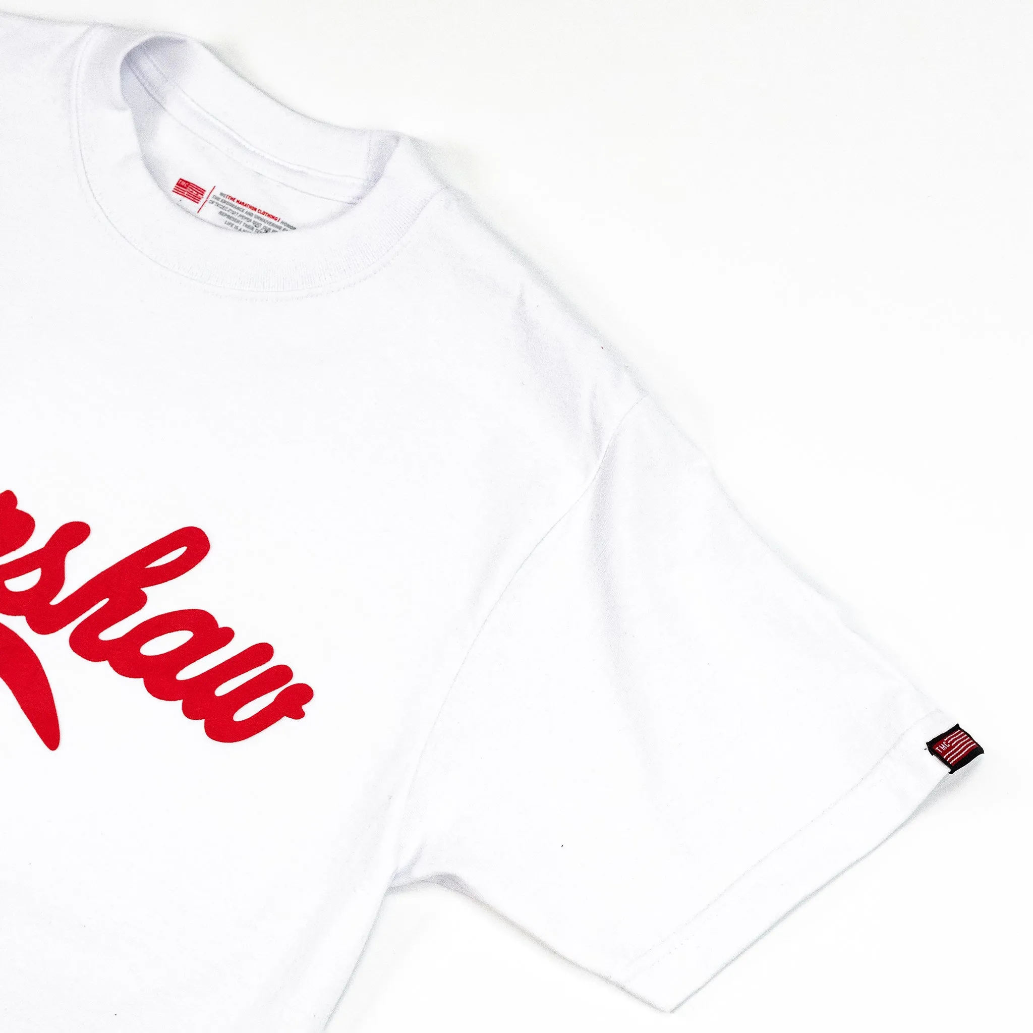 Limited Edition Crenshaw T-Shirt - White/Red