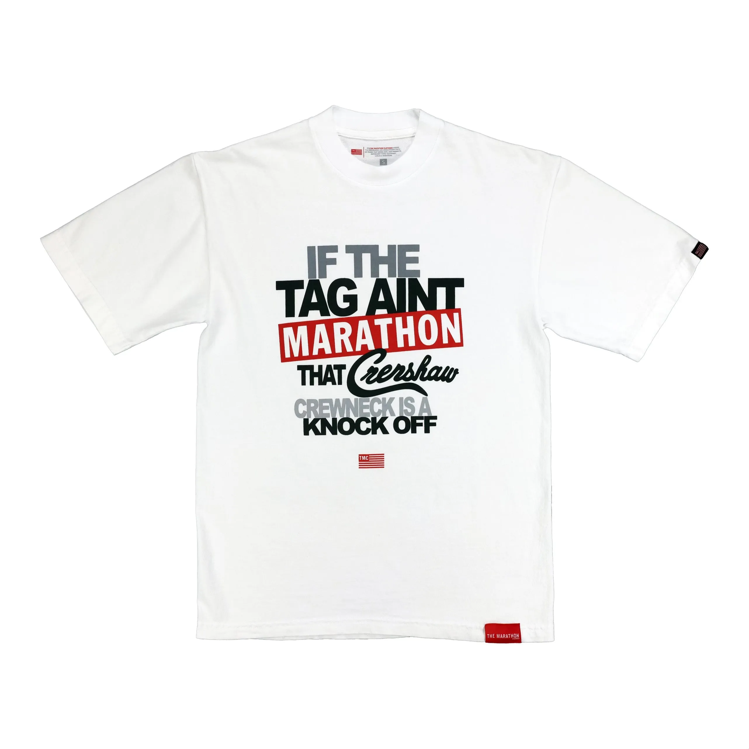 Limited Edition Tag Ain’t Marathon T-Shirt - White