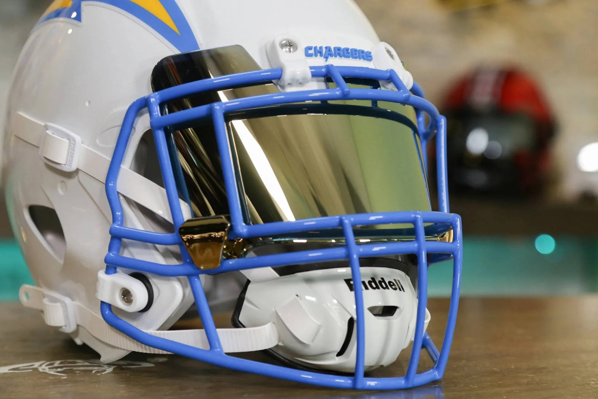 Los Angeles Chargers Riddell Speed Authentic Helmet - GG Edition