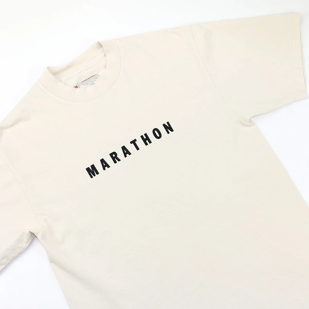 Marathon Classic T-Shirt - Bone/Black