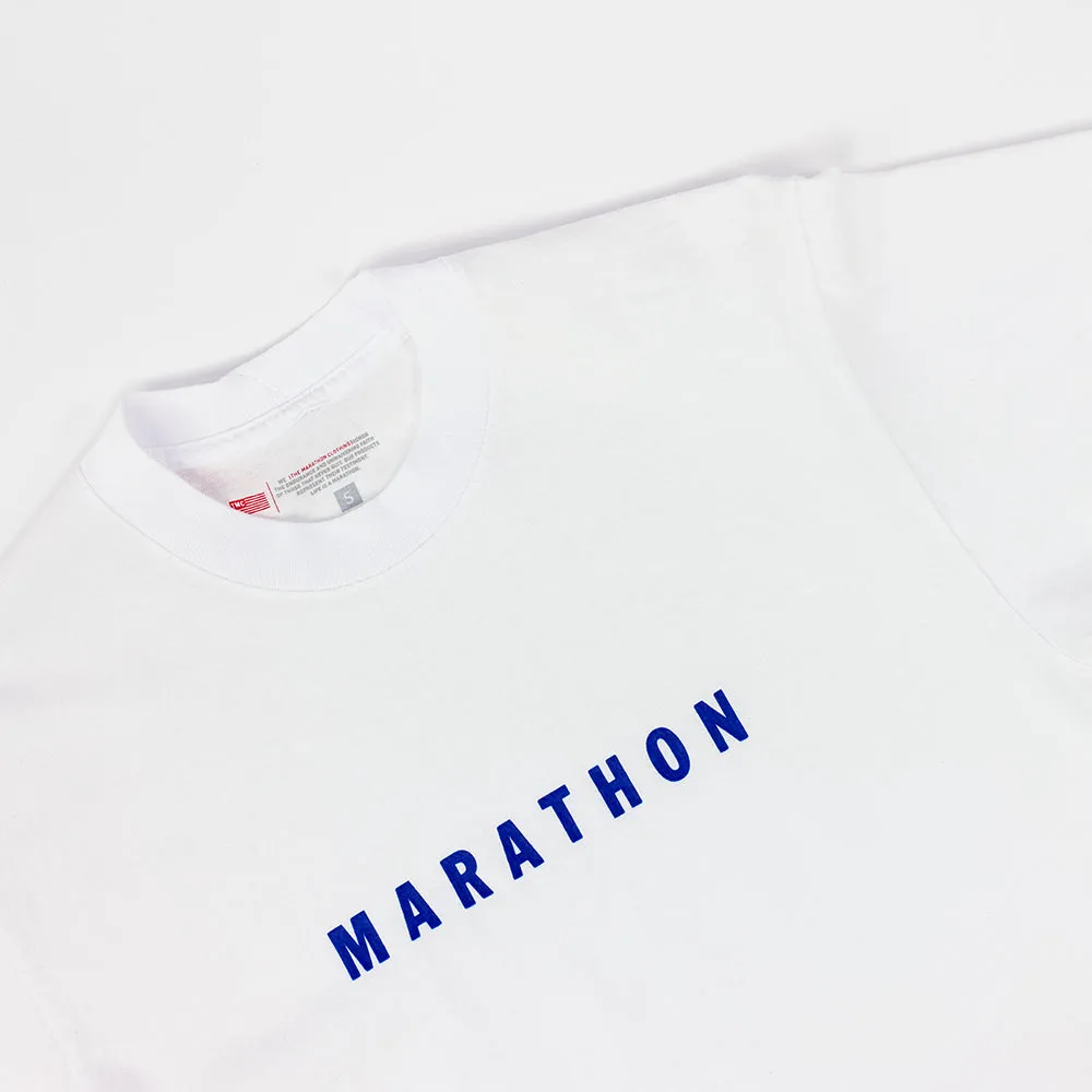 Marathon Classic T-Shirt - White/Navy