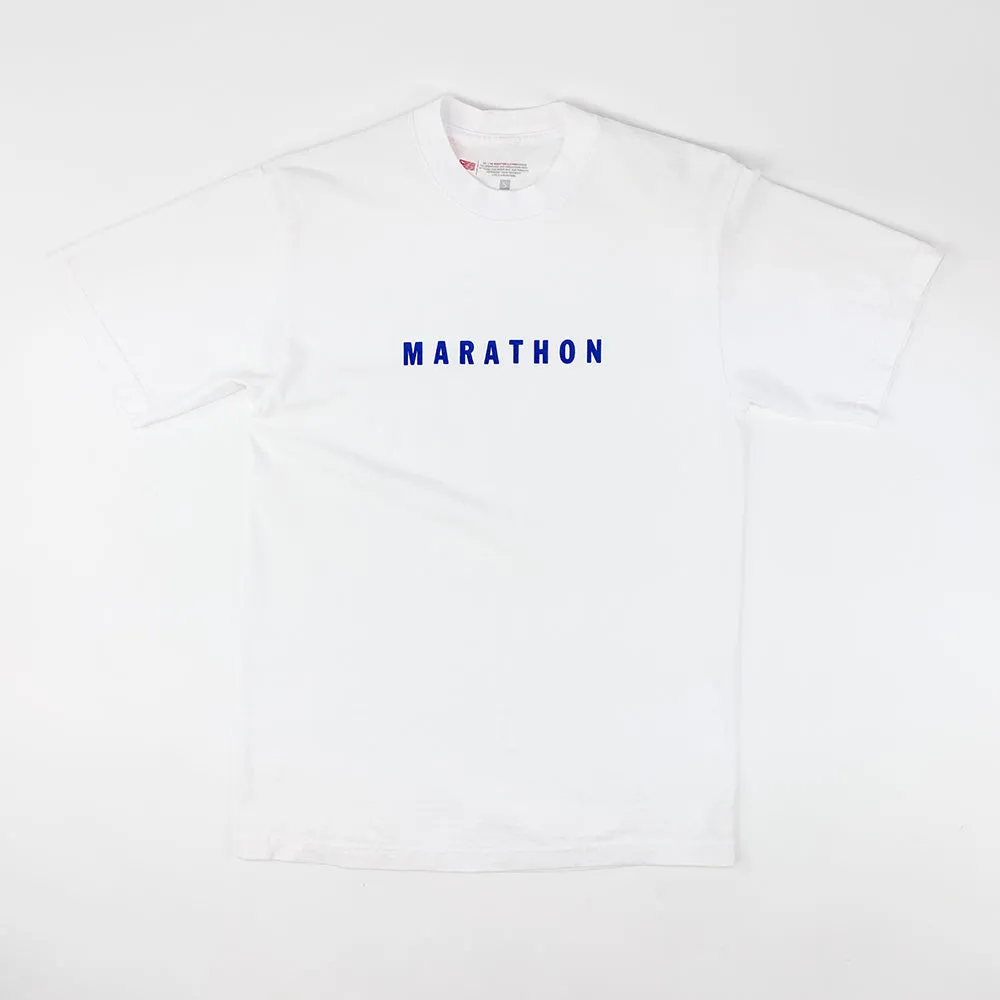 Marathon Classic T-Shirt - White/Navy