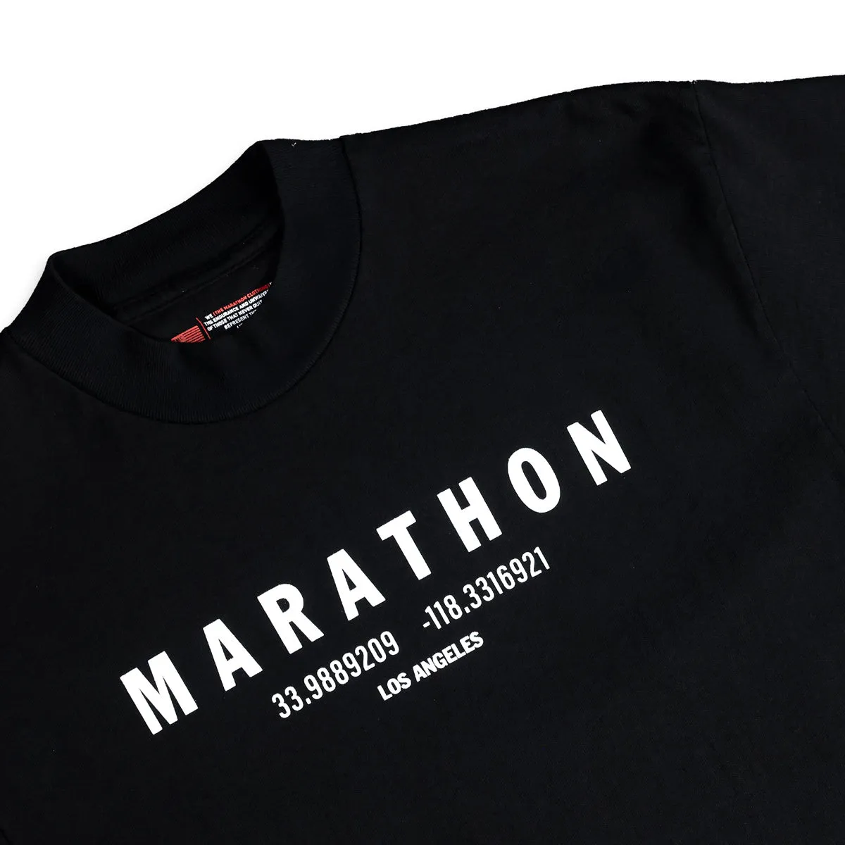 Marathon Foundation T-Shirt - Black/White