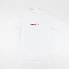 Marathon Impression T-Shirt - White/Red