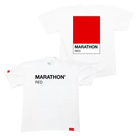 Marathon Red Pantone T-shirt - White