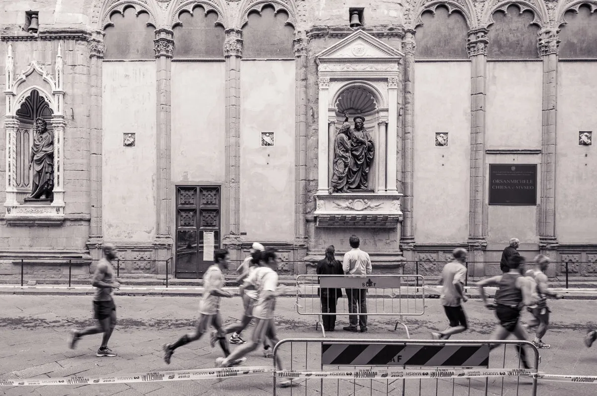 Marathon Runner at Orsanmichelle