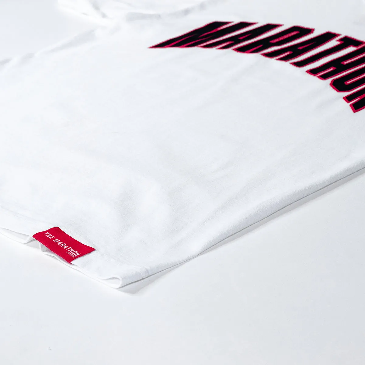 Marathon Varsity T-shirt - White/Black