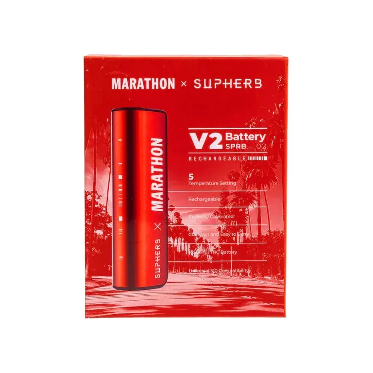 Marathon x SUPHERB V2 Battery - Red