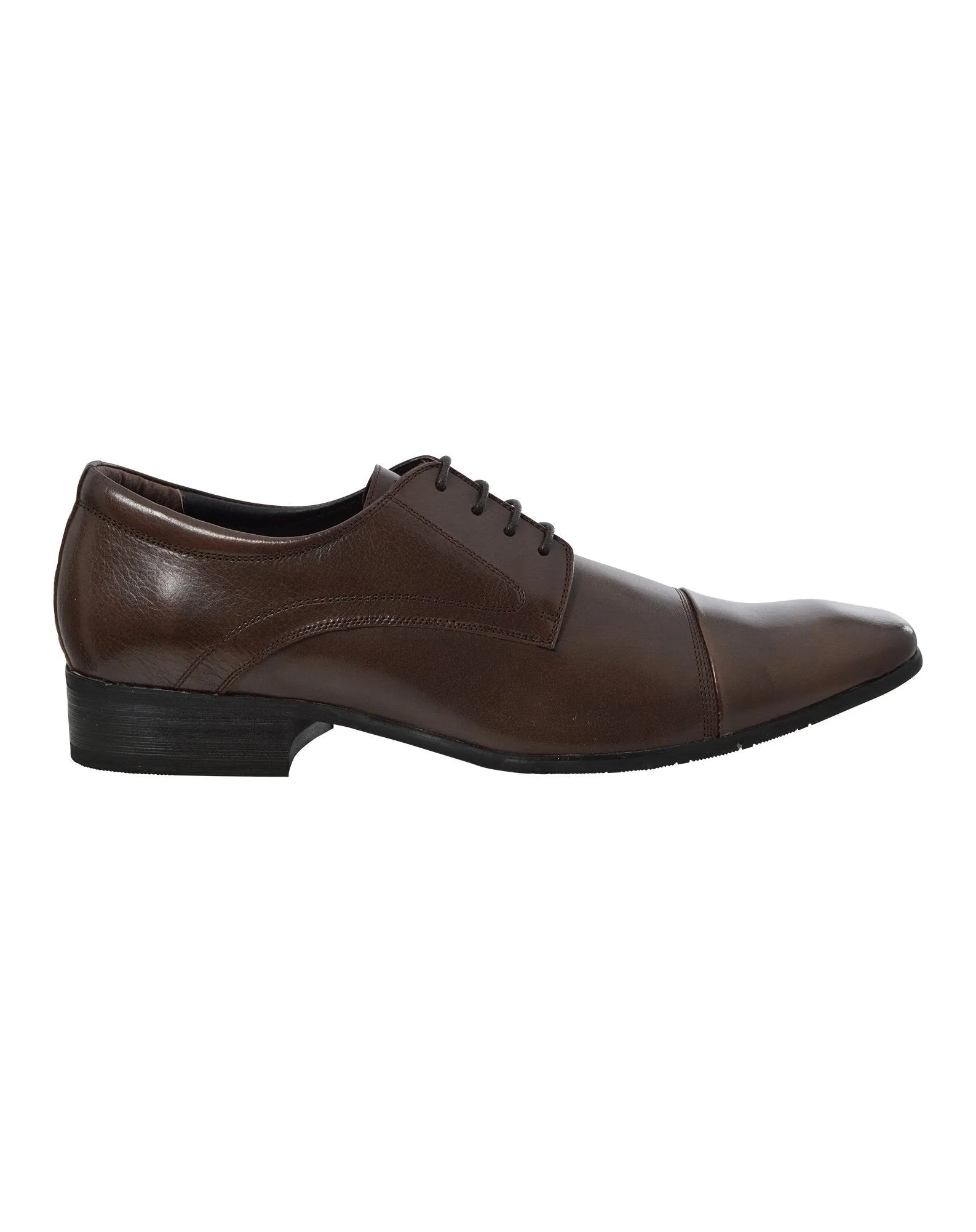 Massa Monza Brown Leather Slip on Shoes