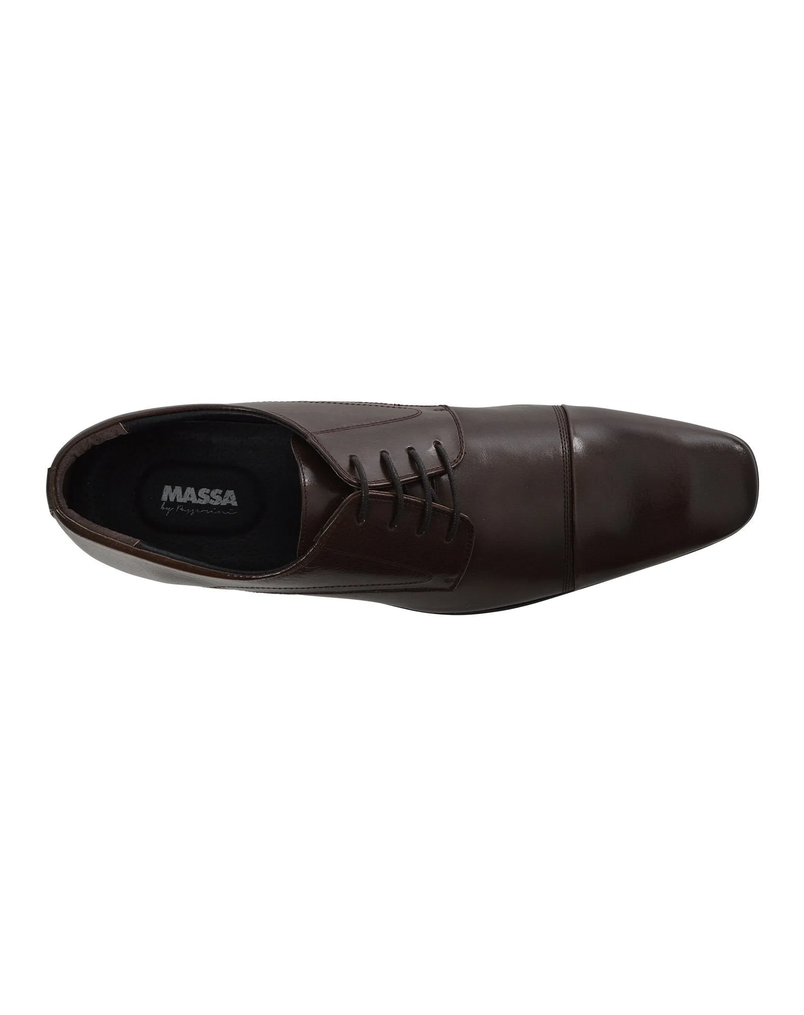 Massa Monza Brown Leather Slip on Shoes