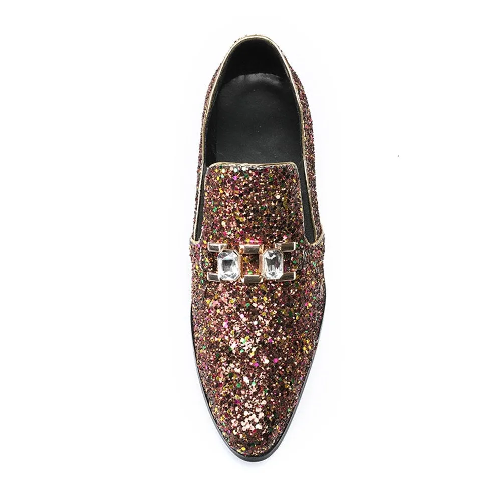 Men Slip On Oxford Shoes with Decoration