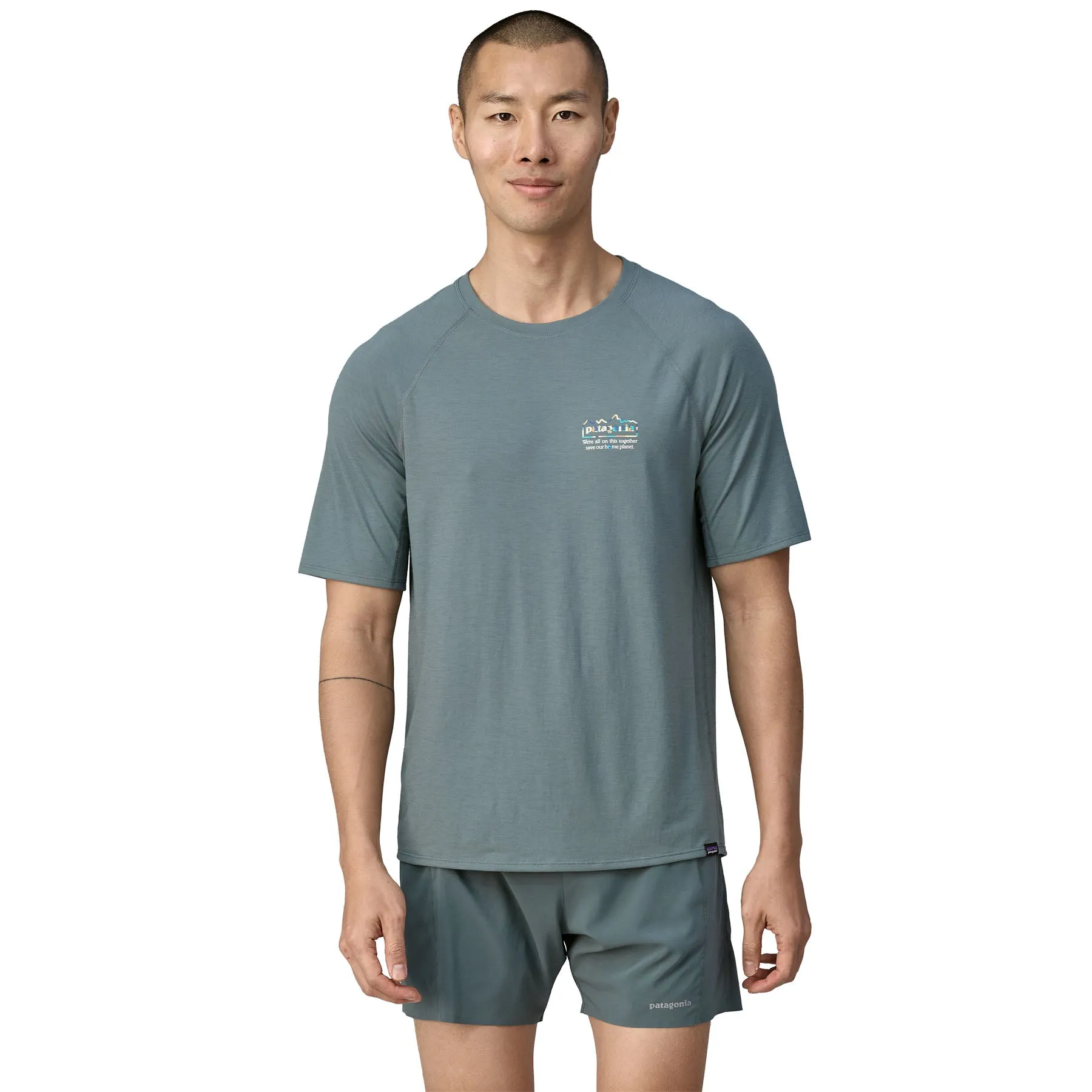 Mens Capilene Cool Trail Graphic Shirt