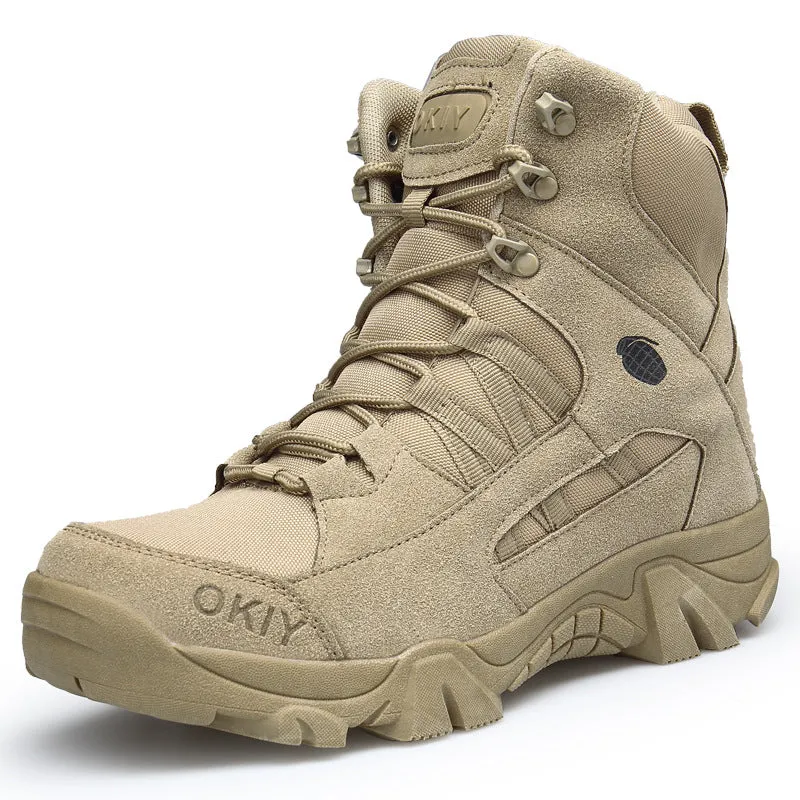 Men's High-top Tactical Outdoor Boots Lightweight Military Boots