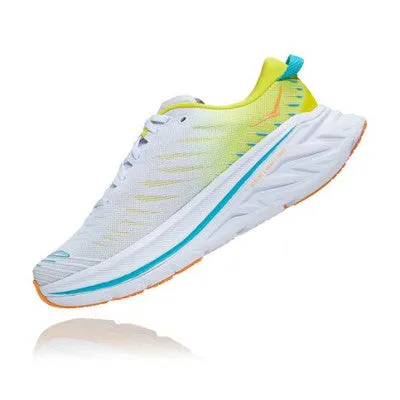 Men's Hoka Bondi X (White/Evening Primrose)