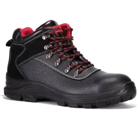 Mens Waterproof Safety Boots With Steel Midsole Wide Fit | Steel Toe Cap Work Shoes 7777