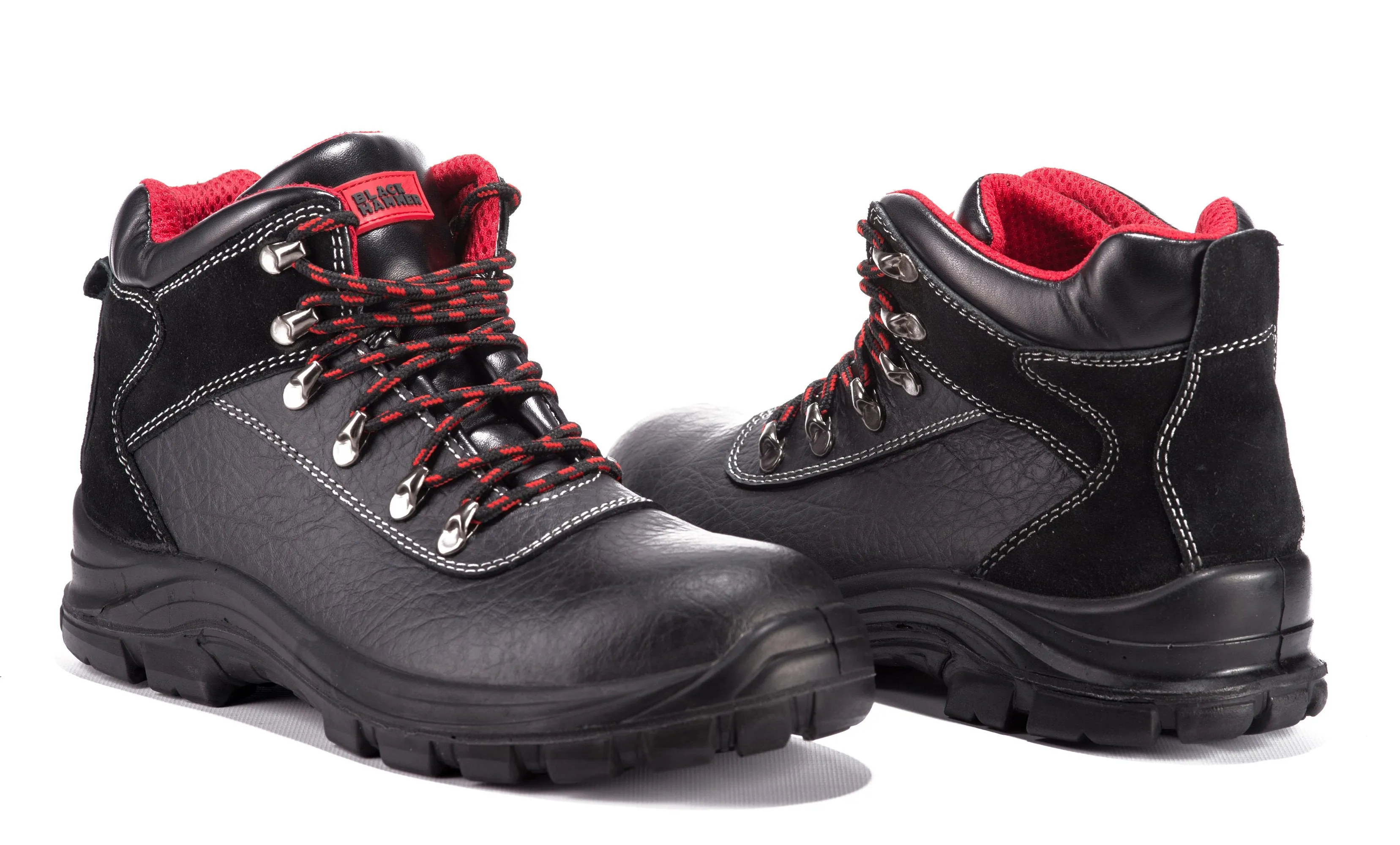 Mens Waterproof Safety Boots With Steel Midsole Wide Fit | Steel Toe Cap Work Shoes 7777