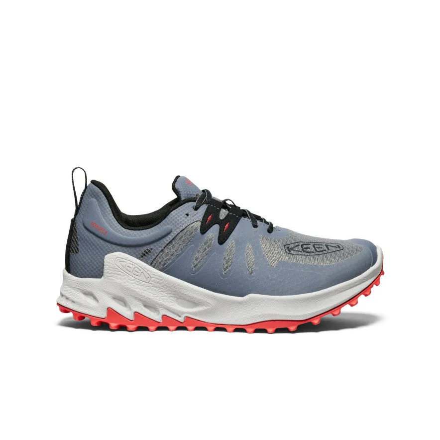 Men's Zionic Waterproof Hiking Shoe  |  Steel Grey/Poppy Red