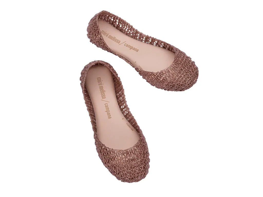 Mini Melissa Campana Papel INF Pink GlItter