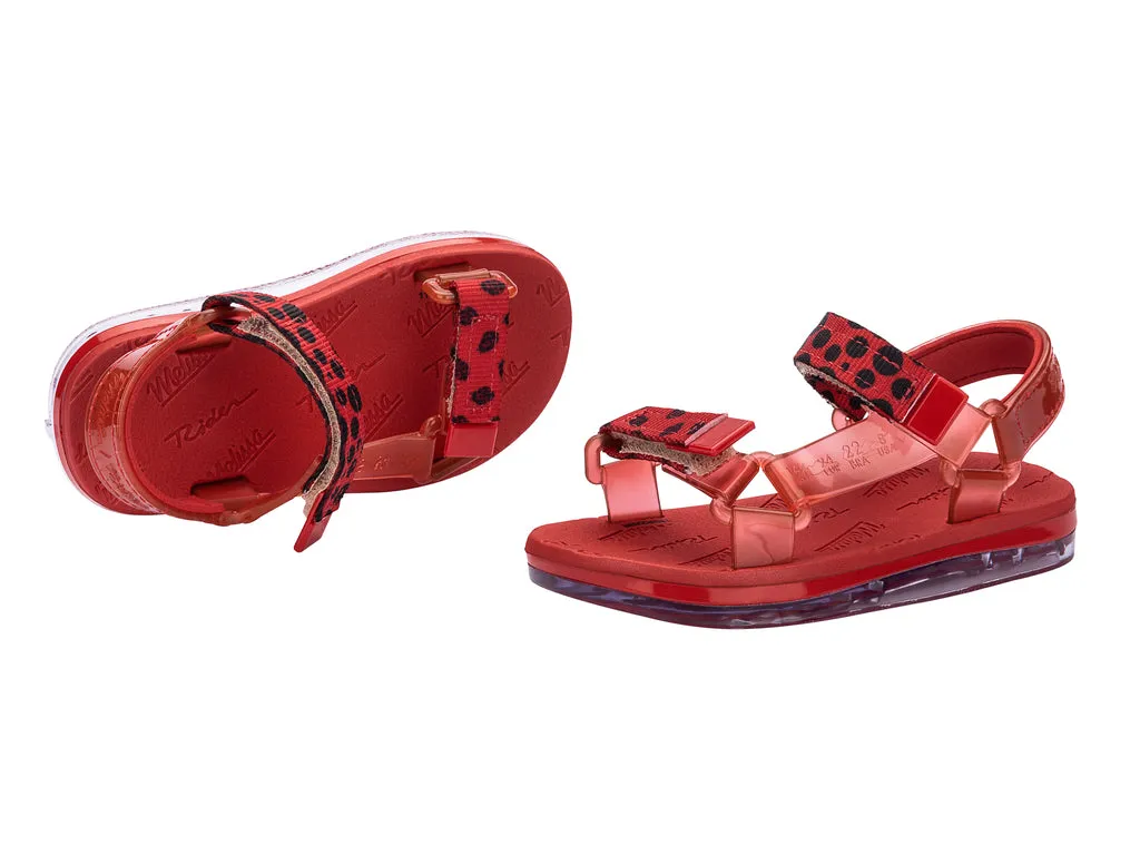 Mini Melissa Papete Rider Bugs Red Sandal For Babies