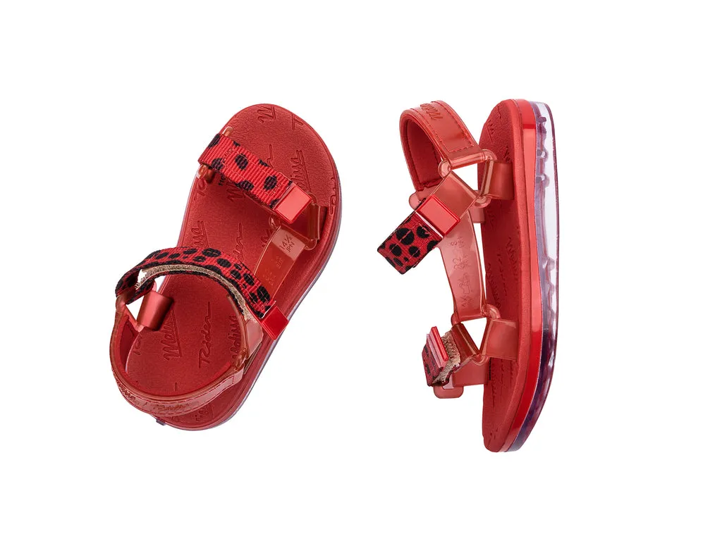 Mini Melissa Papete Rider Bugs Red Sandal For Babies