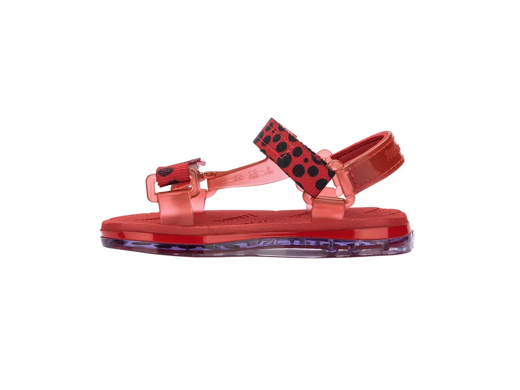 Mini Melissa Papete Rider Bugs Red Sandal For Babies