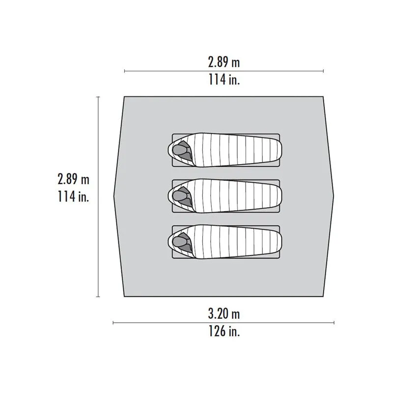 MSR Thru-Hiker 100 Wing Tarp / Shelter