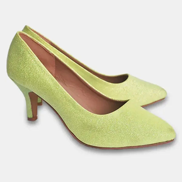 Niterie Court Shoes Sea Green