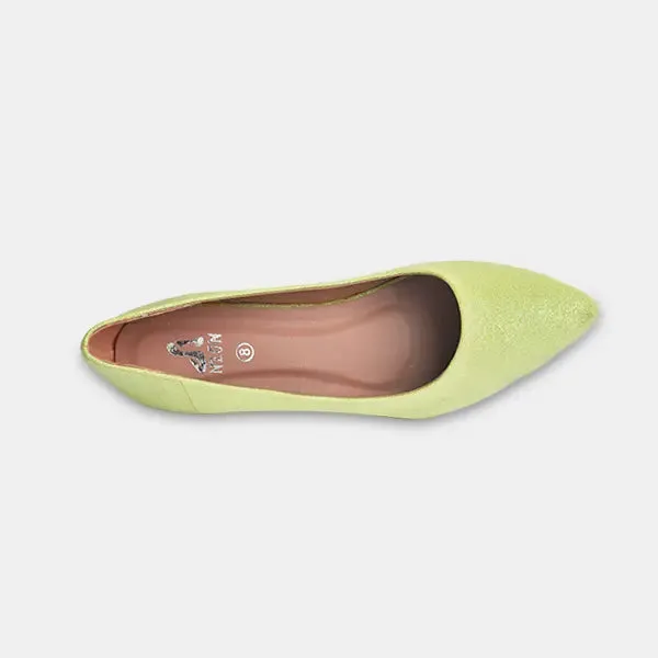 Niterie Court Shoes Sea Green