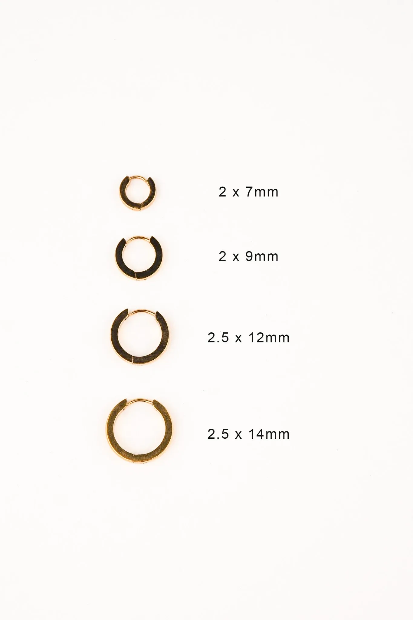 Oliva Essential Huggie Hoop Earrings