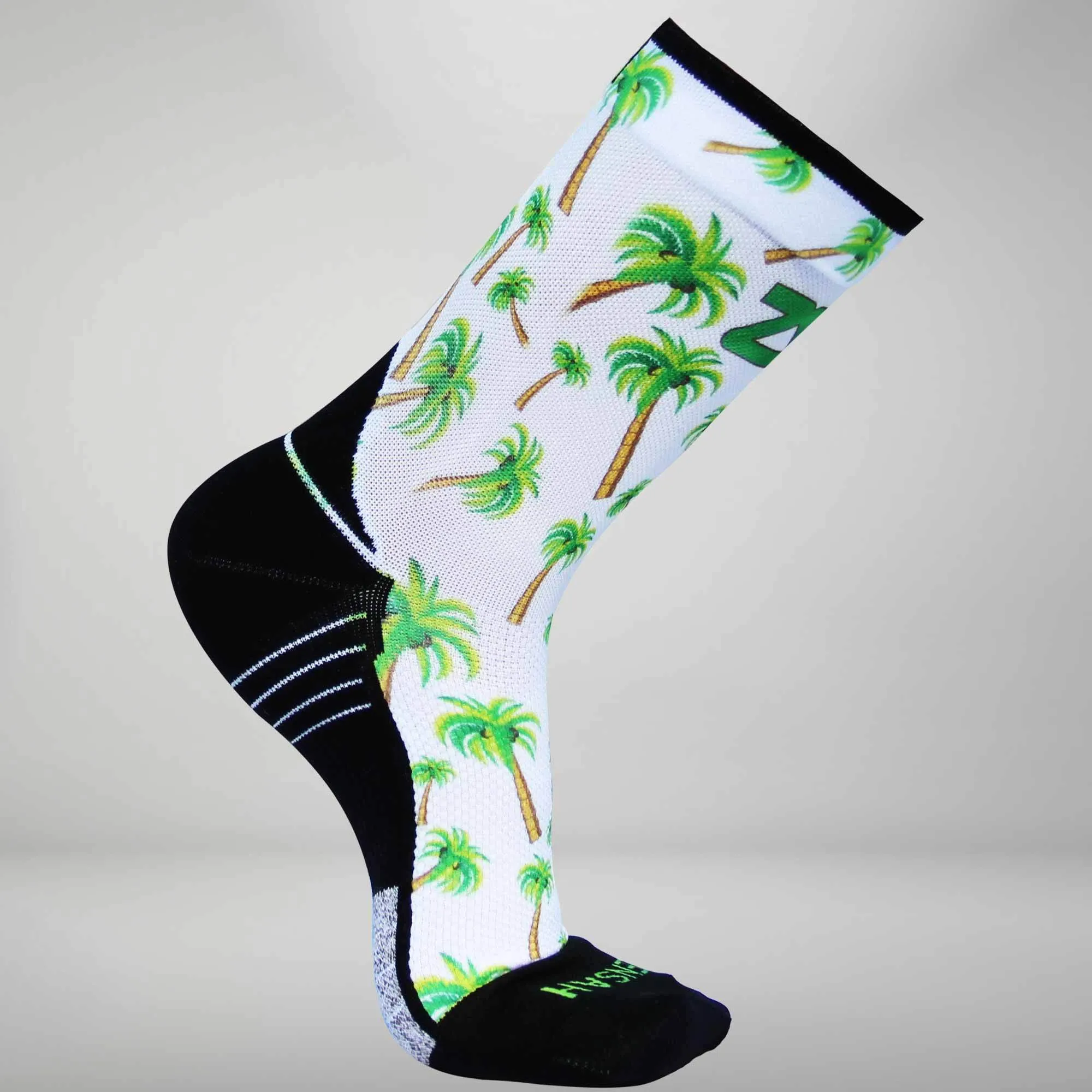 Palm Tree Socks (Mini Crew)