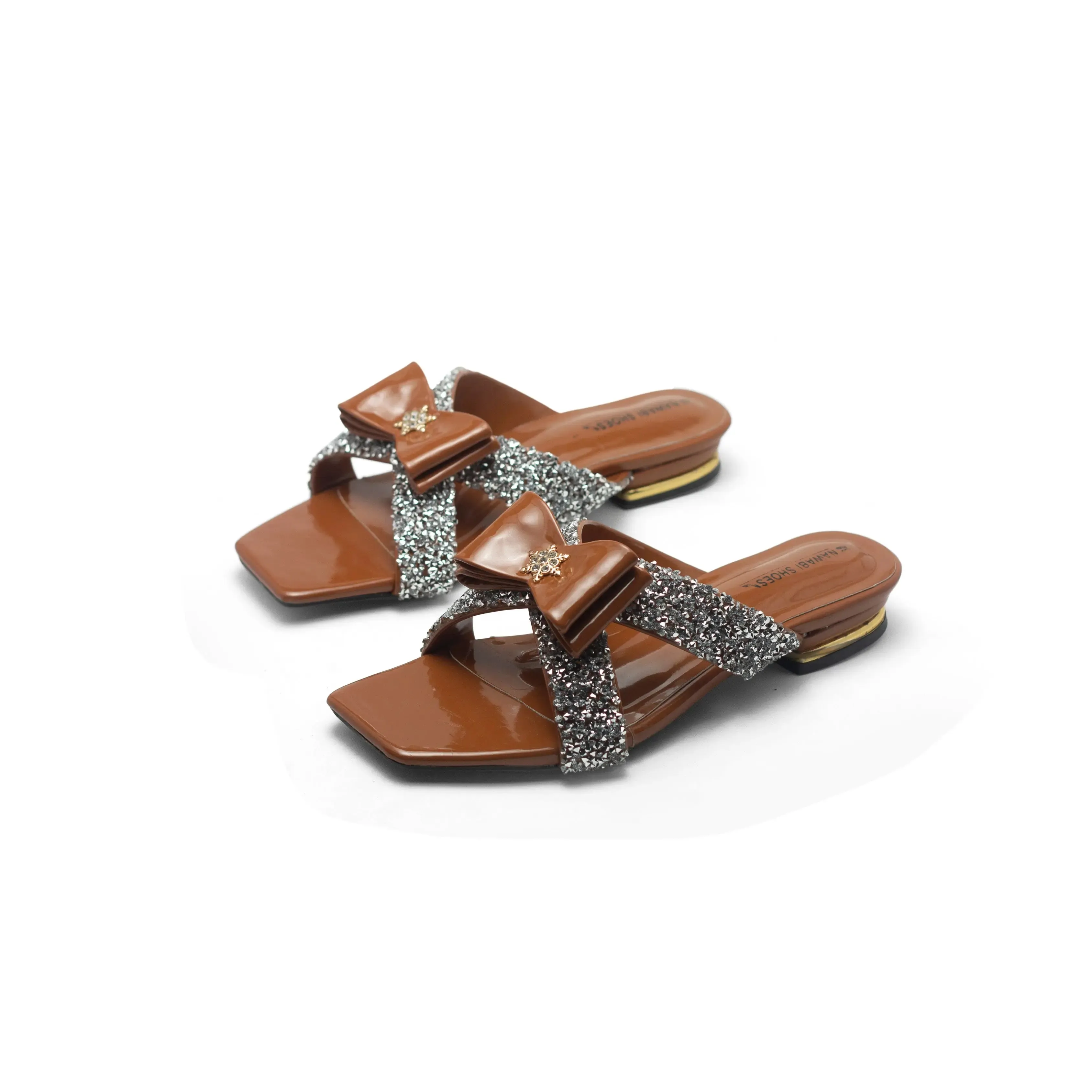 Premium Quality Cross Strappy Women's Flat Sandals | Nawabi Shoes BD