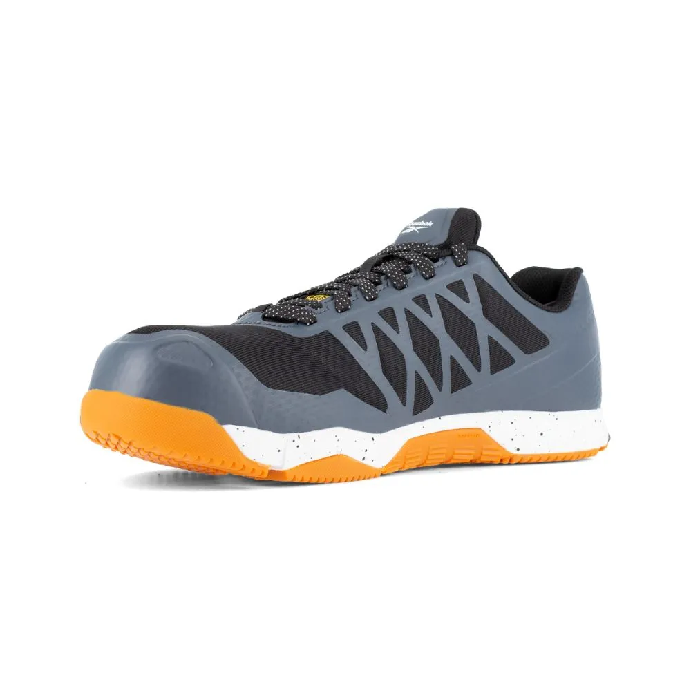 Reebok Speed TR Men's Women's Work SD Composite Toe Safety CSA Shoe IB4453 - Grey