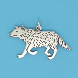 Running Wolf Charm