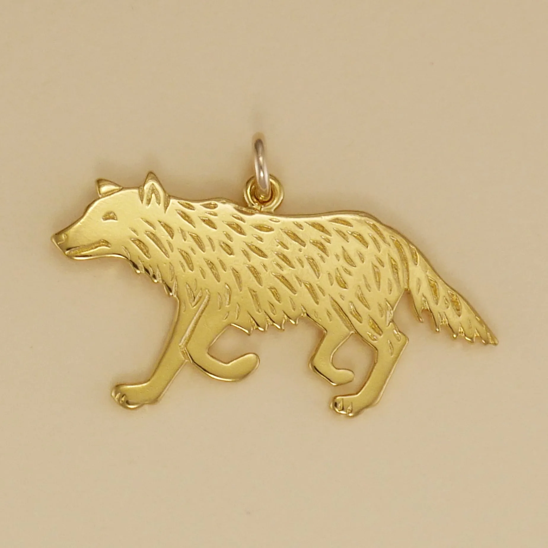 Running Wolf Charm