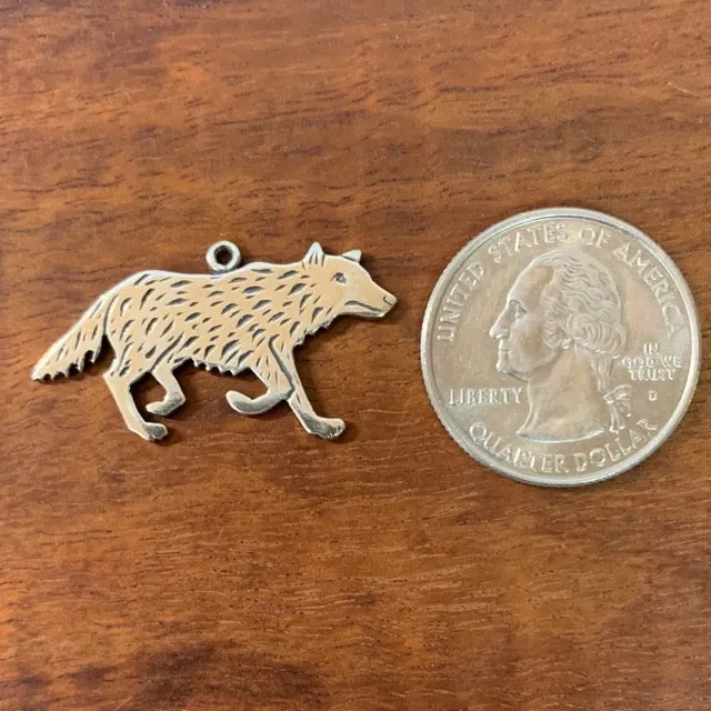 Running Wolf Charm