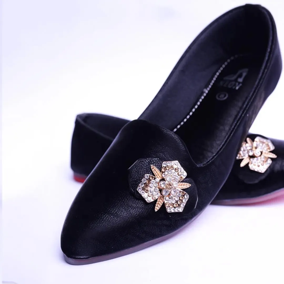 Shimmer Pumps Black