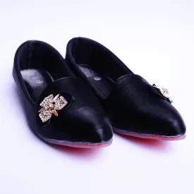 Shimmer Pumps Black