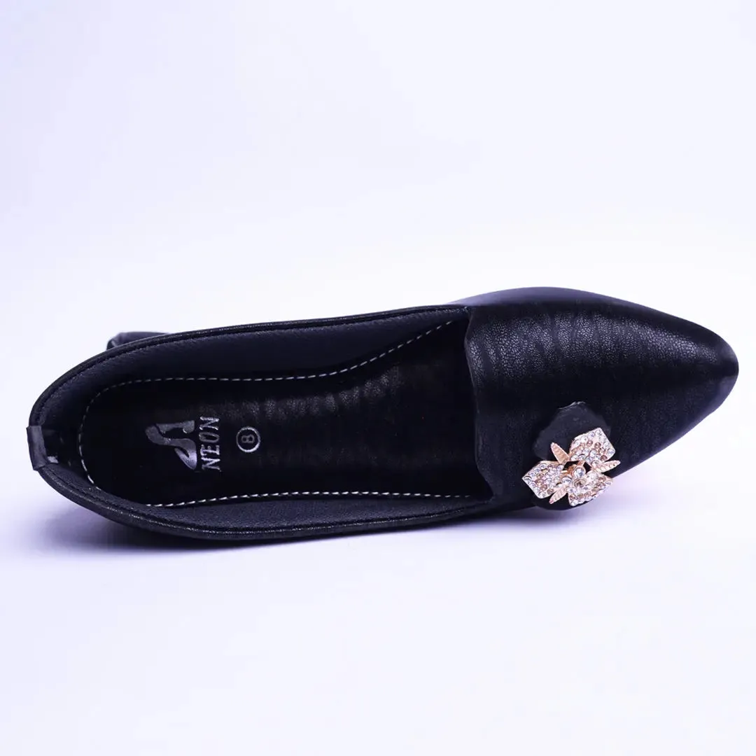 Shimmer Pumps Black