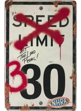 Speed Limit 330 Metal Sign