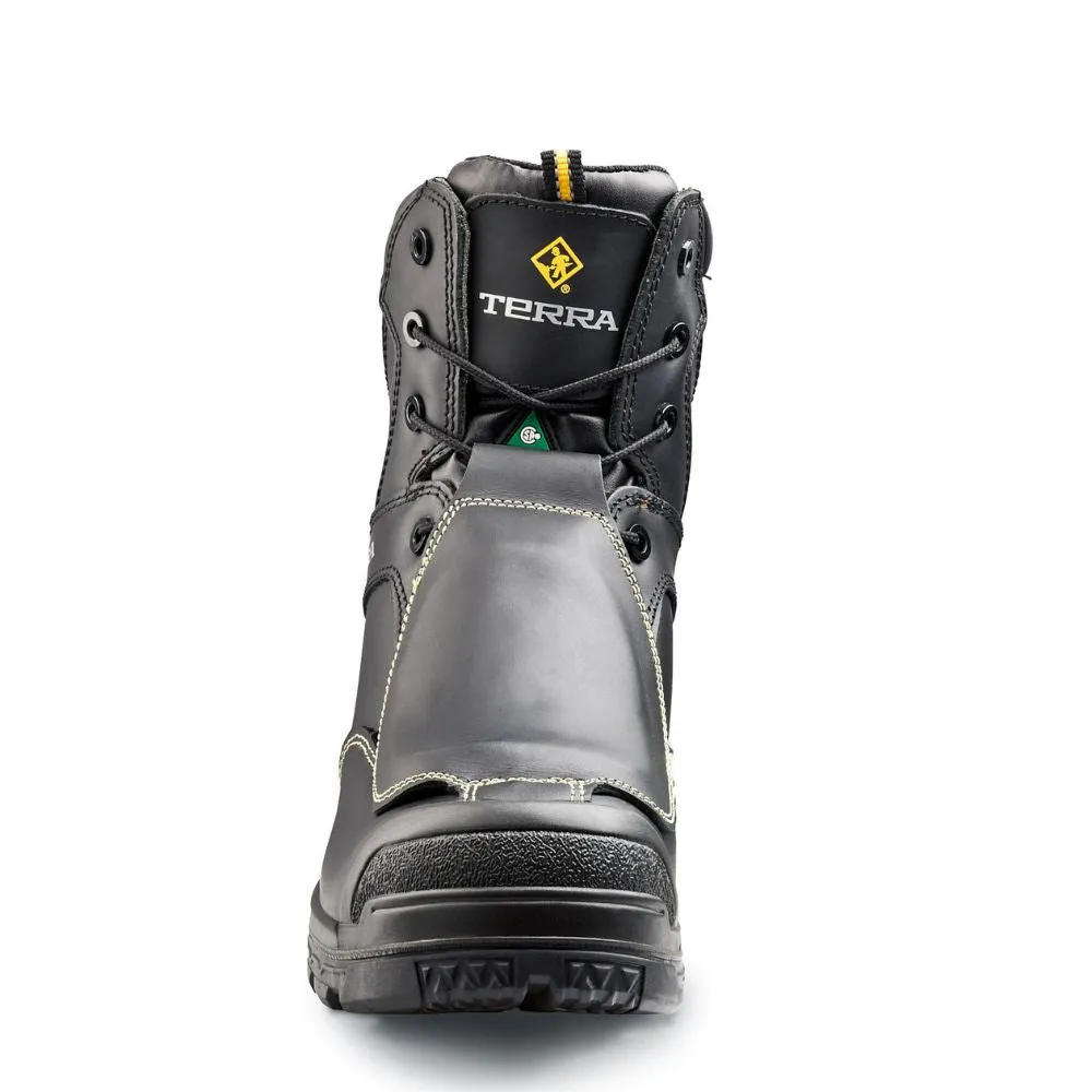 Terra Barricade Men's 8" Waterproof Composite Toe Work Boot With Metguard - 305515