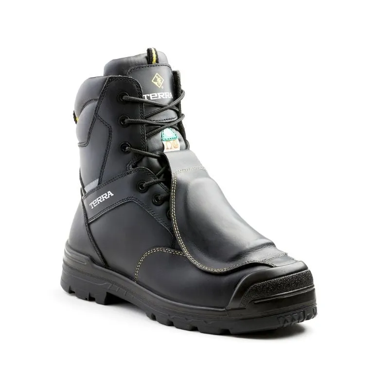 Terra Barricade Men's 8" Waterproof Composite Toe Work Boot With Metguard - 305515