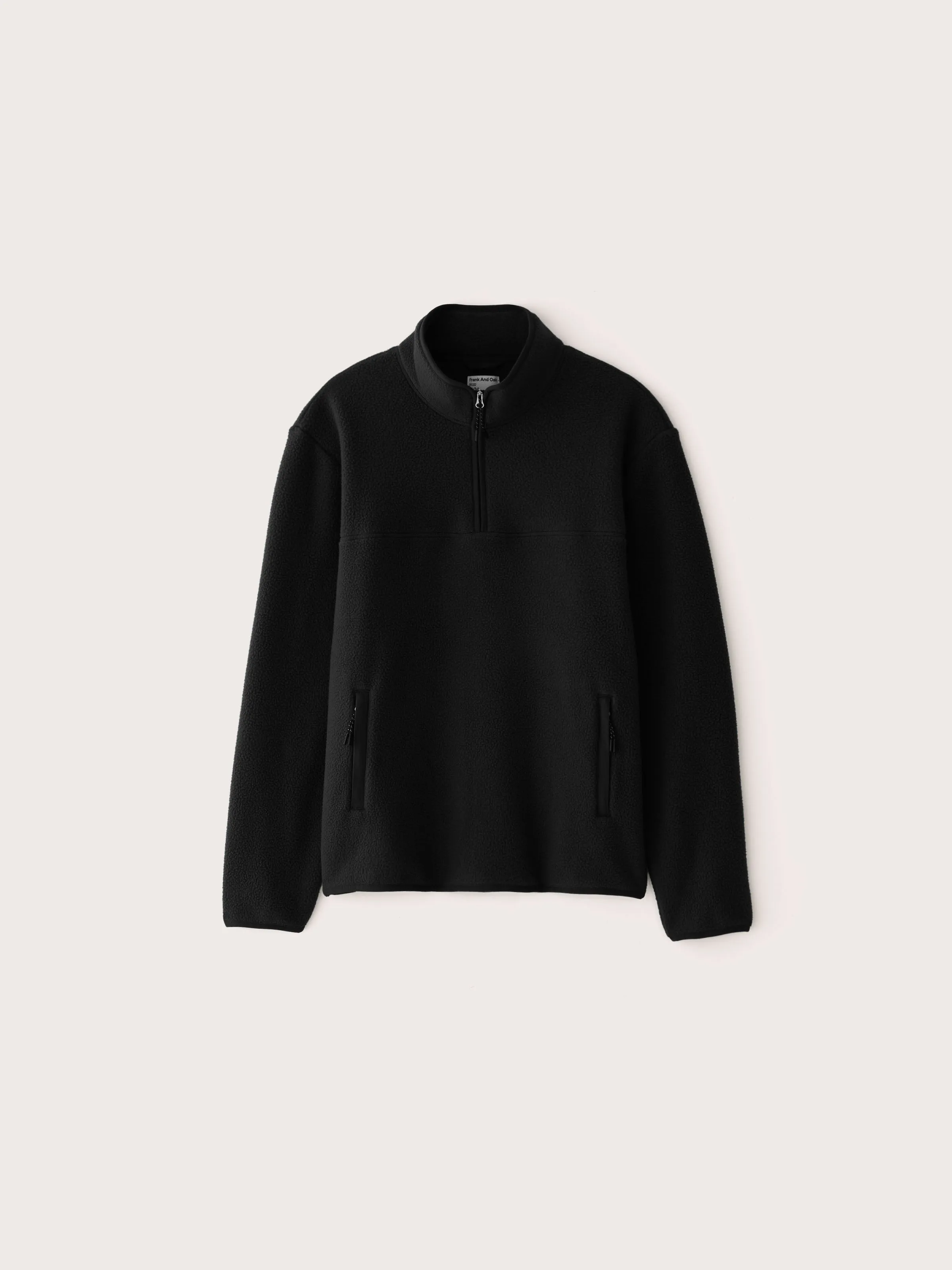 The Axis Polar Fleece Pullover in Black