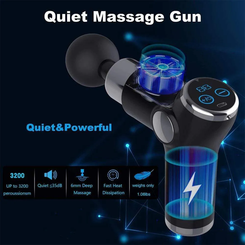 Torq Mini Massage Gun - 32 Speed - LCD Touch Screen